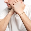 Thumbnail Image 2 of 6.5mm Figaro Chain Bracelet in Hollow 10K Gold - 8.5"