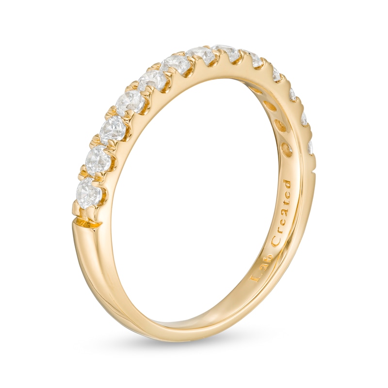 Main Image 3 of 0.50 CT. T.W. Certified Lab-Grown Diamond Anniversary Band in 14K Gold (F/SI2)