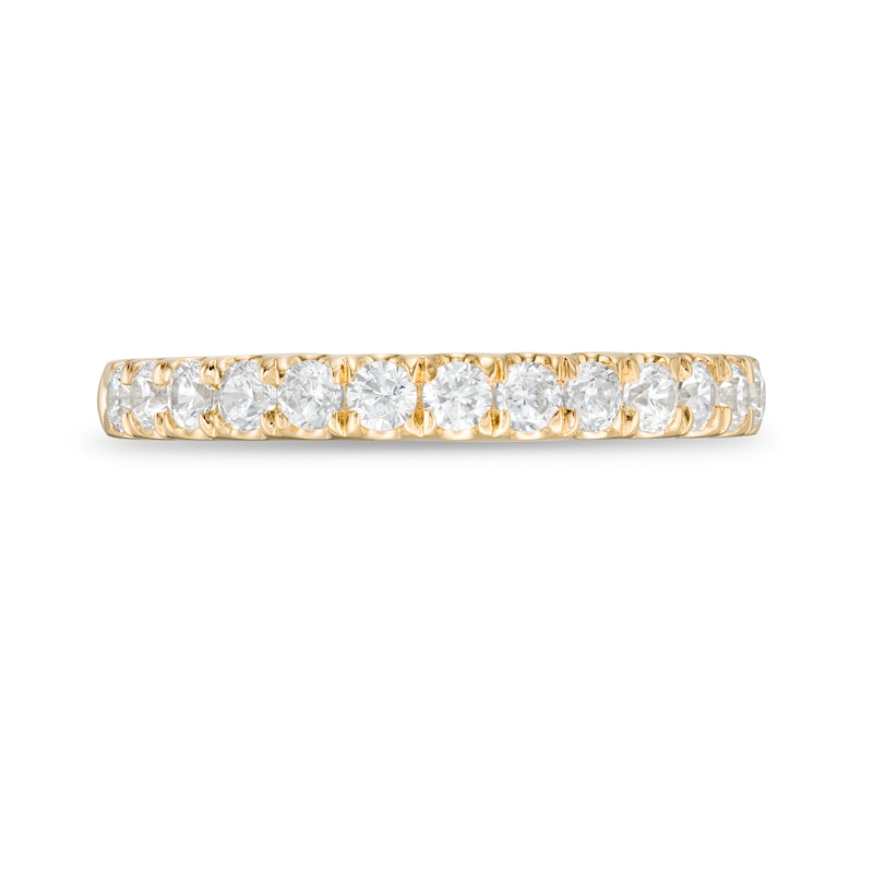 Main Image 4 of 0.50 CT. T.W. Certified Lab-Grown Diamond Anniversary Band in 14K Gold (F/SI2)