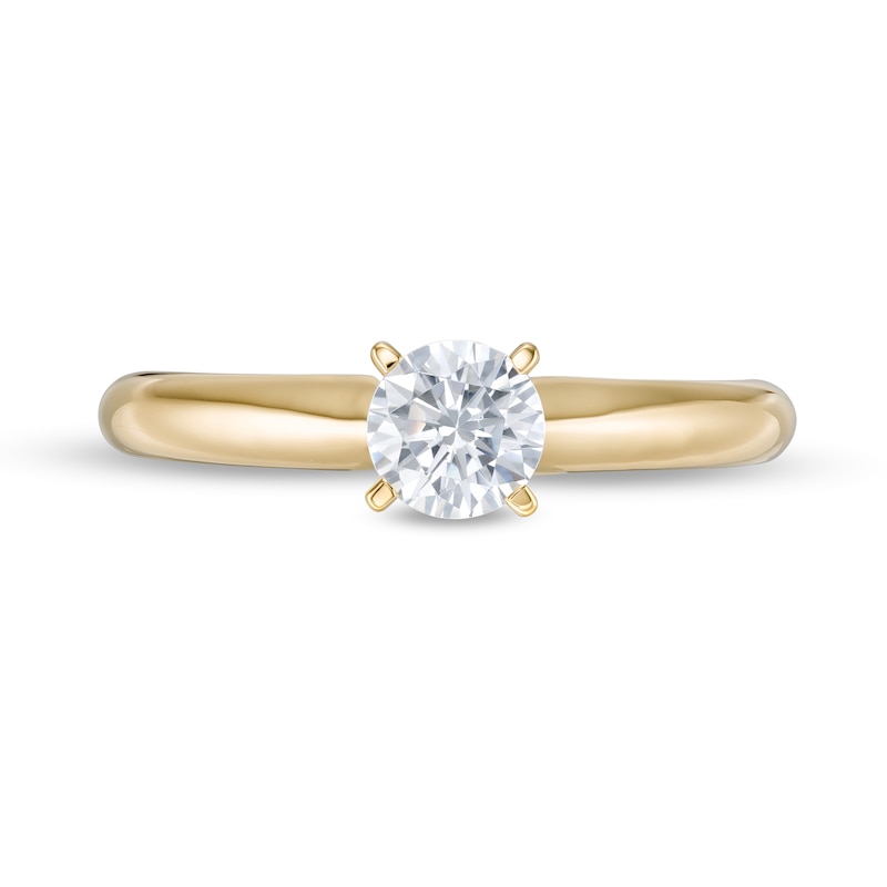 CT. Certified Lab-Created Diamond Solitaire Engagement Ring in 14K Gold (F/SI2