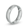 Thumbnail Image 3 of 6.0mm Coin Edge Wedding Band in 14K White Gold
