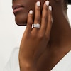 Thumbnail Image 2 of 2.00 CT. T.W. Certified Canadian Diamond Cushion Frame Bridal Set in 14K White Gold (I/I2)