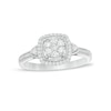 Thumbnail Image 0 of 0.33 CT. T.W. Composite Diamond Frame Engagement Ring in 10K White Gold