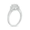 Thumbnail Image 2 of 0.33 CT. T.W. Composite Diamond Frame Engagement Ring in 10K White Gold