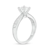 1.00 CT. T.W. Princess-Cut Diamond Engagement Ring in 14K White Gold