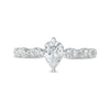 Thumbnail Image 3 of 1.00 CT. T.W. Certified Pear-Shaped Diamond Engagement Ring in 14K White Gold (I/I1)