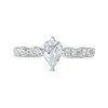 Thumbnail Image 3 of 1.00 CT. T.W. Certified Pear-Shaped Diamond Engagement Ring in 14K White Gold (I/I1)