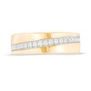 Thumbnail Image 2 of Men's 0.30 CT. T.W. Diamond Wedding Band in 14K Gold