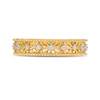 Thumbnail Image 4 of 0.065 CT. T.W. Diamond Ornate Wedding Band in 10K Gold