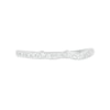Thumbnail Image 8 of 7.0mm Aquamarine and 0.37 CT. T.W. Diamond Bypass Leaf Shank Bridal Set in 10K White Gold