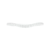 Thumbnail Image 8 of Pear-Shaped Lab-Created Emerald and White Sapphire Geometric Curve Split Shank Bridal Set in Sterling Silver