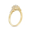 0.30 CT. T.W. Princess-Cut Diamond Double Frame Engagement Ring in 14K Gold