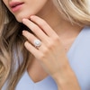 Thumbnail Image 2 of 1.45 CT. T.W. Princess-Cut and Round Composite Diamond Engagement Ring in 14K White Gold