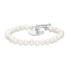 Thumbnail Image 0 of 5.0-6.0mm Cultured Freshwater Pearl Strand Bracelet with Sterling Silver Heart Charm and Toggle Clasp - 7.5"