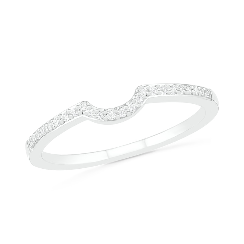 Main Image 7 of 0.29 CT. T.W. Composite Diamond Bridal Set in 10K White Gold
