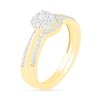 Thumbnail Image 2 of 0.29 CT. T.W. Composite Diamond Bridal Set in 10K Gold