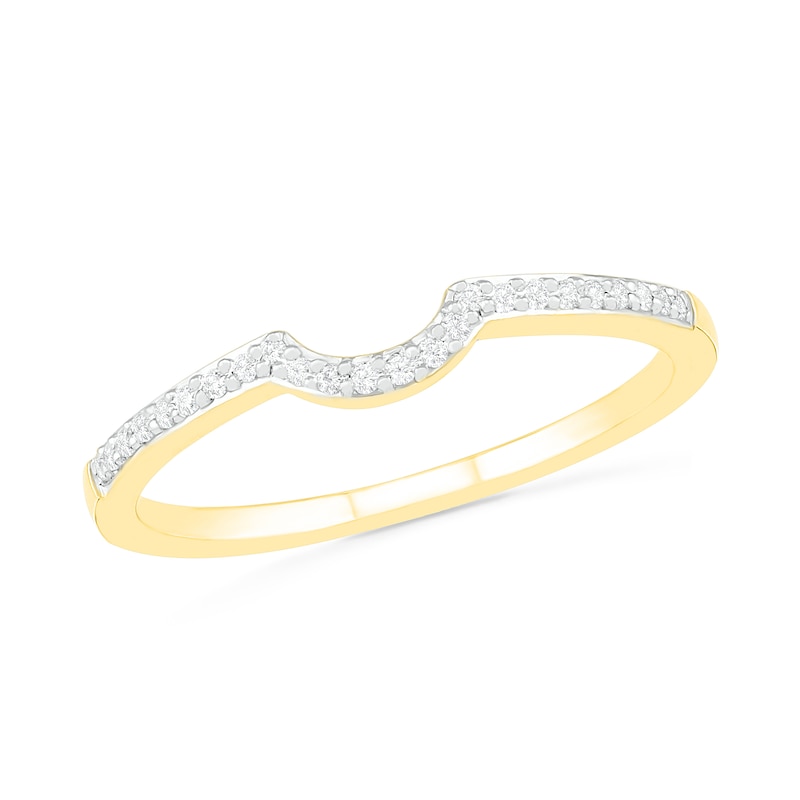 Main Image 7 of 0.29 CT. T.W. Composite Diamond Bridal Set in 10K Gold
