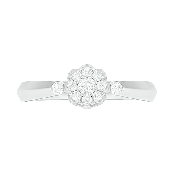 0.29 CT. T.W. Composite Diamond Bridal Set in 10K White Gold