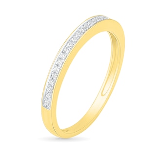 0.29 CT. T.W. Diamond Flower Frame Bridal Set in 10K Gold