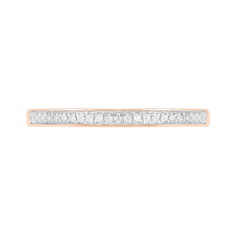 Main Image 8 of 0.29 CT. TW. Diamond Flower Frame Bridal Set in 10K Rose Gold