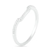 Thumbnail Image 9 of 0.37 CT. T.W. Composite Diamond Square Frame Split Shank Bridal Set in 10K White Gold