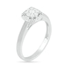 Thumbnail Image 5 of 0.29 CT. T.W. Composite Diamond Cushion Frame Bridal Set in 10K White Gold