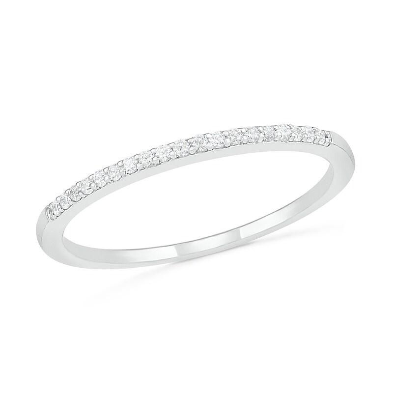 0.29 CT. T.W. Composite Diamond Cushion Frame Bridal Set in 10K White Gold
