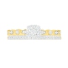Thumbnail Image 3 of 0.37 CT. T.W. Composite Diamond Vintage-Style Alternating Bridal Set in 10K Gold