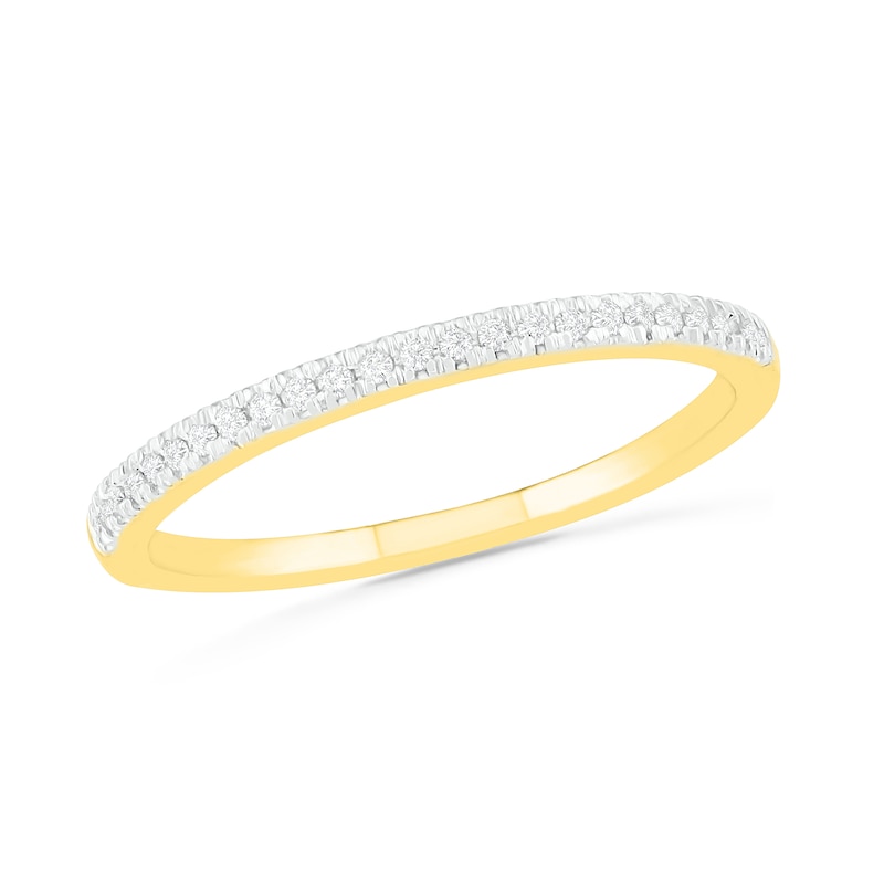 Main Image 7 of 0.37 CT. T.W. Composite Diamond Vintage-Style Alternating Bridal Set in 10K Gold