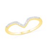 Thumbnail Image 7 of 0.29 CT. T.W. Composite Diamond Marquise Frame Sunburst Bridal Set in 10K Gold