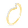 Thumbnail Image 9 of 0.29 CT. T.W. Composite Diamond Marquise Frame Sunburst Bridal Set in 10K Gold