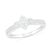 Thumbnail Image 4 of 0.29 CT. T.W. Composite Diamond Marquise Vintage-Style Bridal Set in 10K White Gold