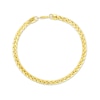 Thumbnail Image 1 of Men's 4.1mm Franco Snake Chain Bracelet in Hollow 14K Gold - 8.0"