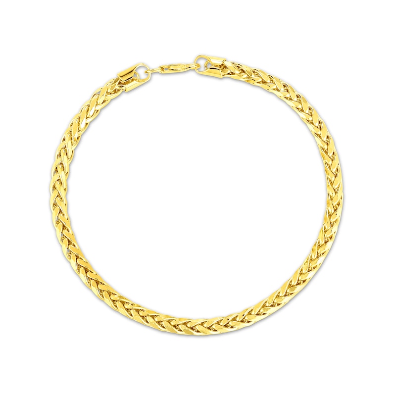 Men's 4.1mm Franco Snake Chain Bracelet in Hollow 14K Gold - 8.0"|Peoples Jewellers