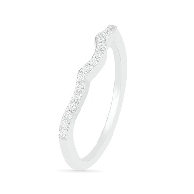 7.0mm White Lab-Created Sapphire Ship's Wheel Frame Three Stone Split Shank Bridal Set in Sterling Silver