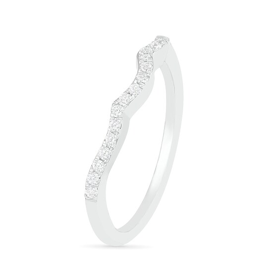 7.0mm White Lab-Created Sapphire Ship's Wheel Frame Three Stone Split Shank Bridal Set in Sterling Silver