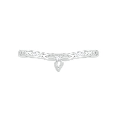 Oval Lab-Created Ruby and 0.065 CT. T.W. Diamond Bead Frame Flower-Sides Split Shank Bridal Set in Sterling Silver