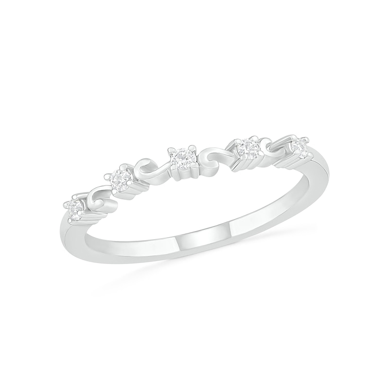 Main Image 7 of Pear-Shaped Lab-Created Blue and White Sapphire Ornate Frame Vintage-Style Bridal Set in Sterling Silver