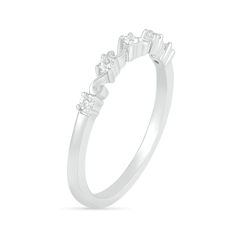 Main Image 9 of Pear-Shaped Lab-Created Blue and White Sapphire Ornate Frame Vintage-Style Bridal Set in Sterling Silver