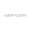 Thumbnail Image 8 of Pear-Shaped White Lab-Created Sapphire Ornate Frame Vintage-Style Bridal Set in Sterling Silver