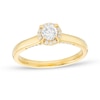 Thumbnail Image 1 of 0.45 CT. T.W. Diamond Frame Engagement Ring in 14K Gold (I/I2)