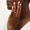 Thumbnail Image 2 of 0.45 CT. T.W. Diamond Frame Engagement Ring in 14K Gold (I/I2)