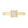 0.45 CT. T.W. Princess-Cut Diamond Frame Engagement Ring in 14K Gold (I/I2)