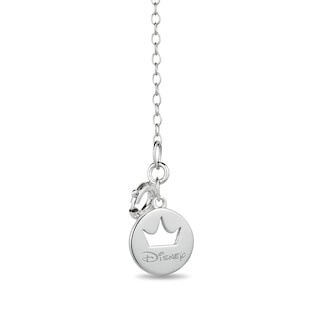 Collector's Edition Enchanted Disney Beauty and the Beast Diamond Pendant in Sterling Silver