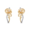 Thumbnail Image 1 of Collector's Edition Enchanted Disney Beauty and the Beast Diamond Stud Earrings in Sterling Silver