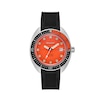 Men's Bulova Archive Series Oceanographer Automatic Strap Watch with Orange Dial (Model: 96B350)