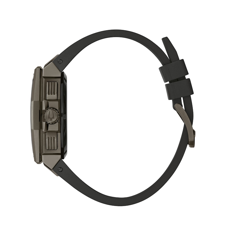 Main Image 2 of Men's Bulova Precisionist Two-Tone Chronograph Strap Watch with Black Dial (Model: 98B358)