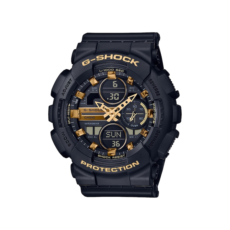 Ladies' Casio G-Shock Classic Black Resin Strap Watch (Model: GMAS140M-1A)|Peoples Jewellers
