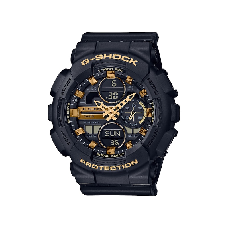 Ladies' Casio G-Shock Classic Black Resin Strap Watch (Model: GMAS140M-1A)