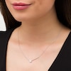 Thumbnail Image 2 of 0.25 CT. T.W. Composite Diamond Necklace in 10K White Gold